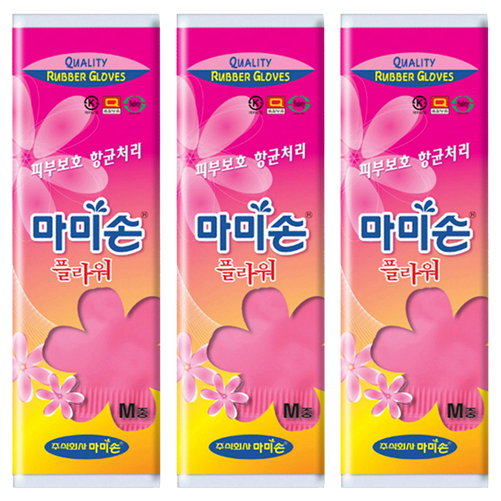 쿠팡픽 선정 마미손 플라워 고무장갑의 주요 정보