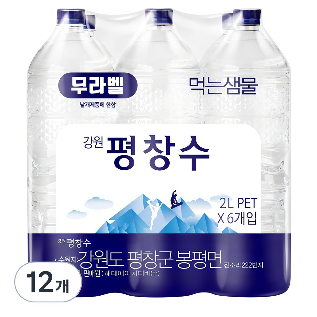 평창수 무라벨 생수: 쿠팡에서 만나는 기본 생수