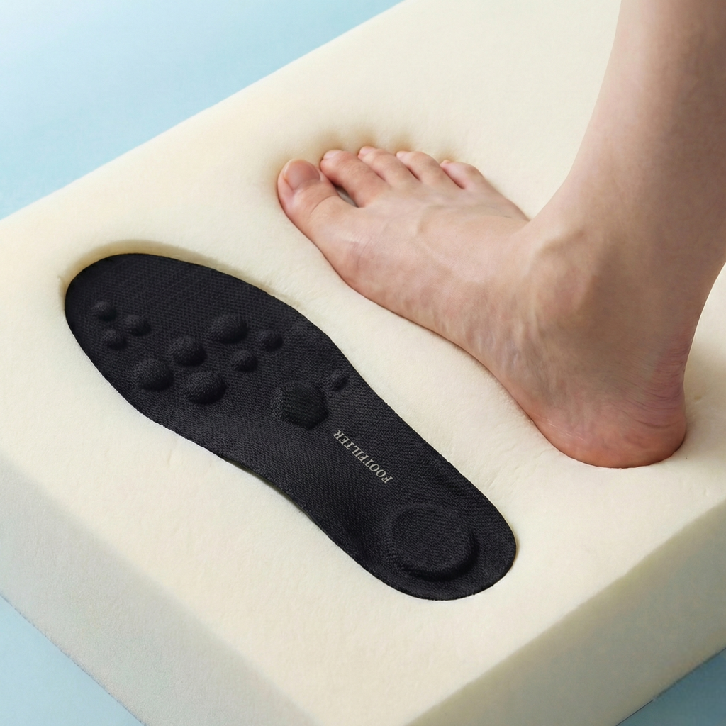 발 충격 감소 및 족저근막 보호를 위한 신발깔창