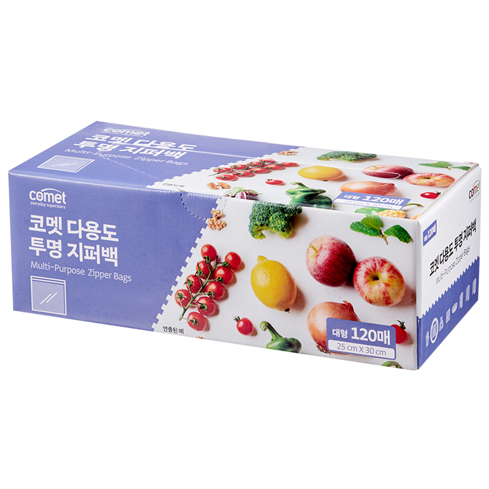 코멧 다용도 투명 지퍼백 | 상품 정보
