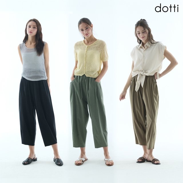 [쇼핑엔티] 도티 26SS 인견 냉감 볼륨 팬츠 여성 3종 구매 정보