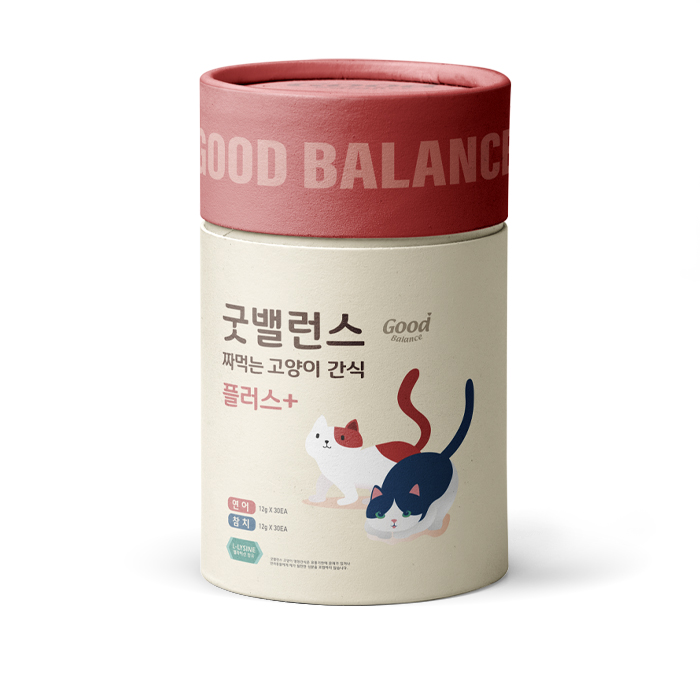 고양이를 위한 굿밸런스 짜먹는 간식 플러스