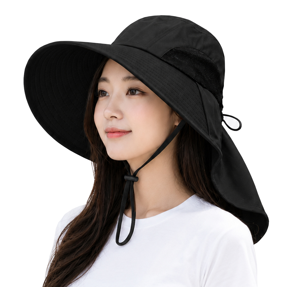 야외 활동을 위한 대한 UV 자외선차단 플랩 챙모자