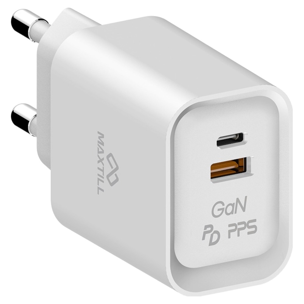 25W GaN 2포트 C타입 USB 충전기, 맥스틸 제품 특징