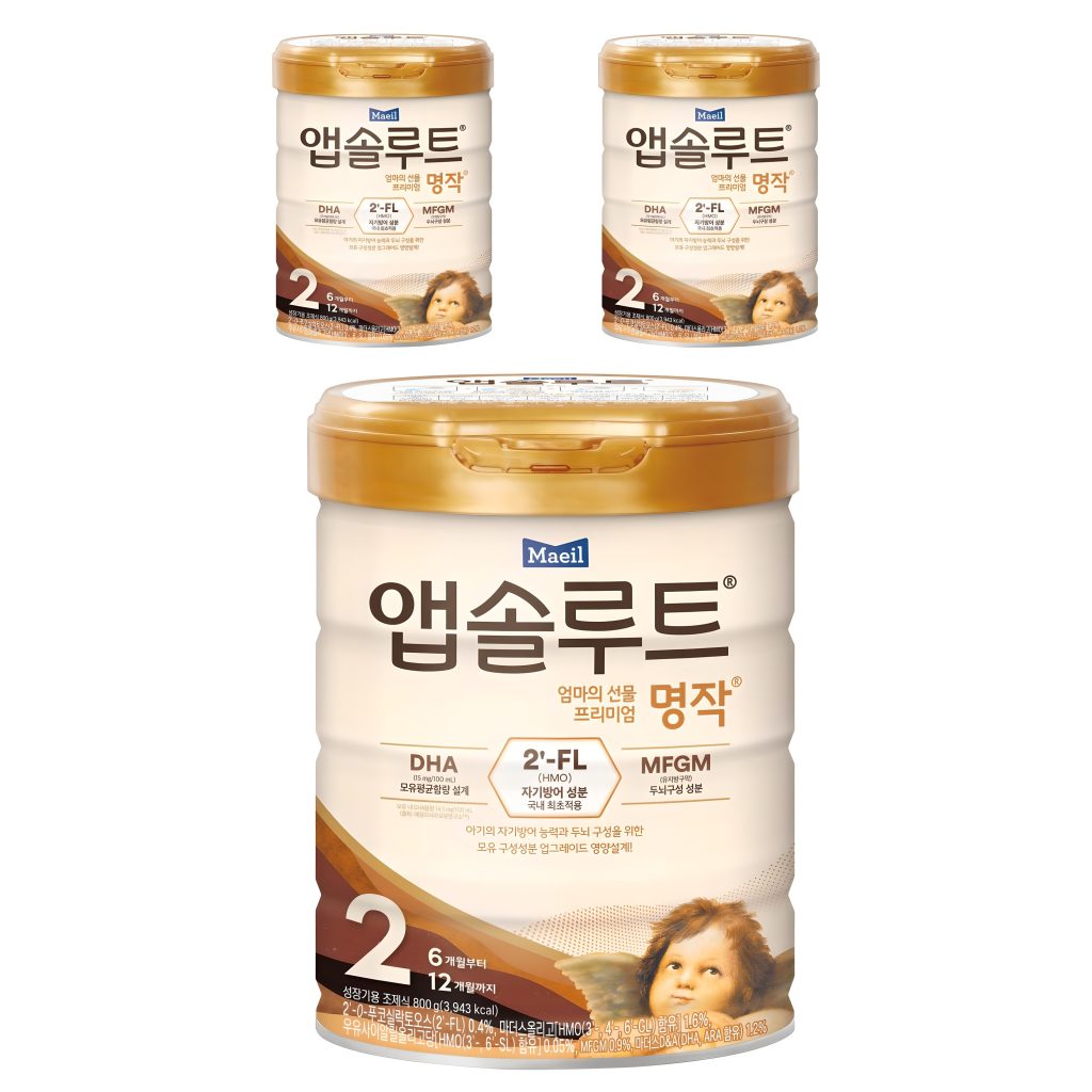 앱솔루트 프리미엄 명작 분유 2단계: 유아용 분유 선택 기준