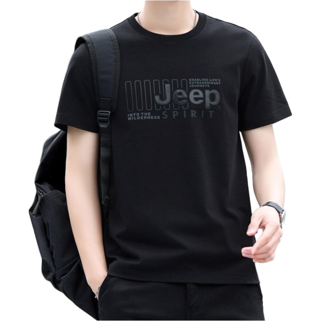 남녀공용 여름 기본 아이템: 케이디코 Jeep Spirit 라운드넥 반팔티