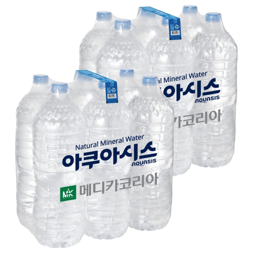 라벨 없는 생수를 찾는 소비자를 위한 아쿠아시스 먹는샘물 무라벨