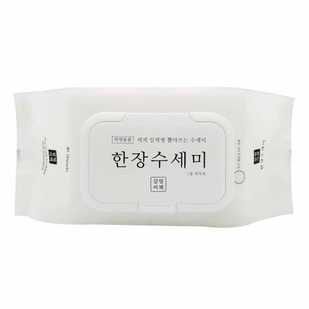 살림비책 일회용 뽑아쓰는 세제일체형 한장수세미의 주요 특징