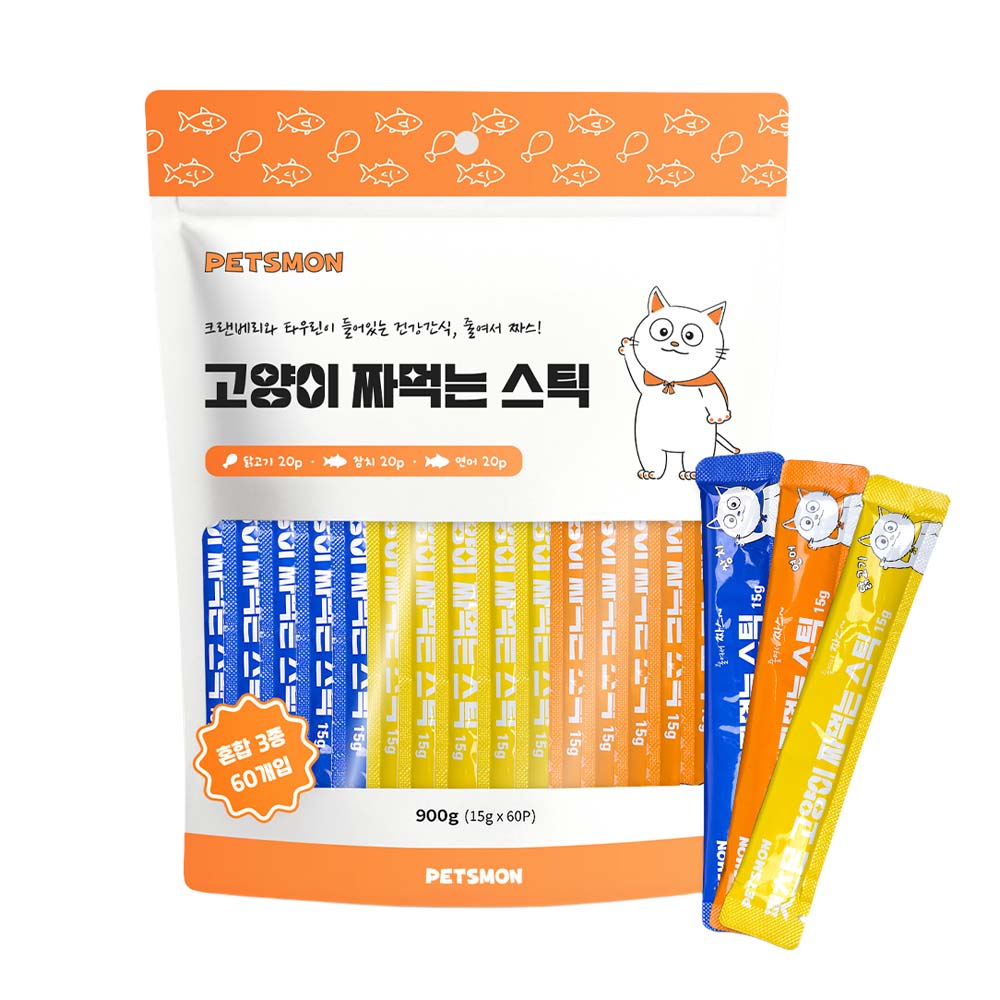 고양이를 위한 펫츠몬 짜먹는 스틱 안내