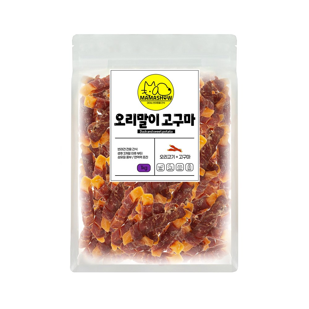 주요 정보로 보는 ‘마마쇼 건강한 반려동물 간식 모음전’