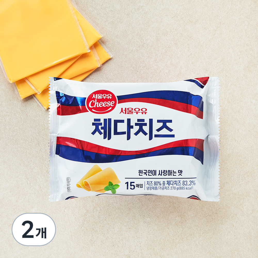 서울우유치즈 체다 슬라이스 치즈, 주요 판매 정보