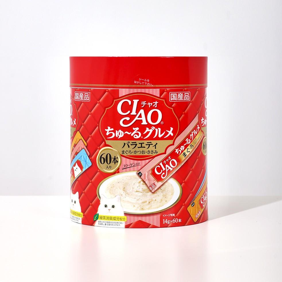 고양이를 위한 챠오츄르 구루메 버라이어티 간식 60p