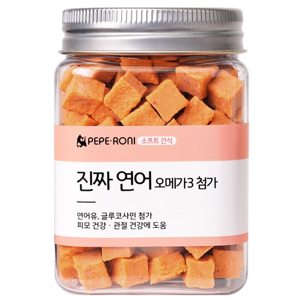 강아지를 위한 페페로니 진짜 오메가3 져키