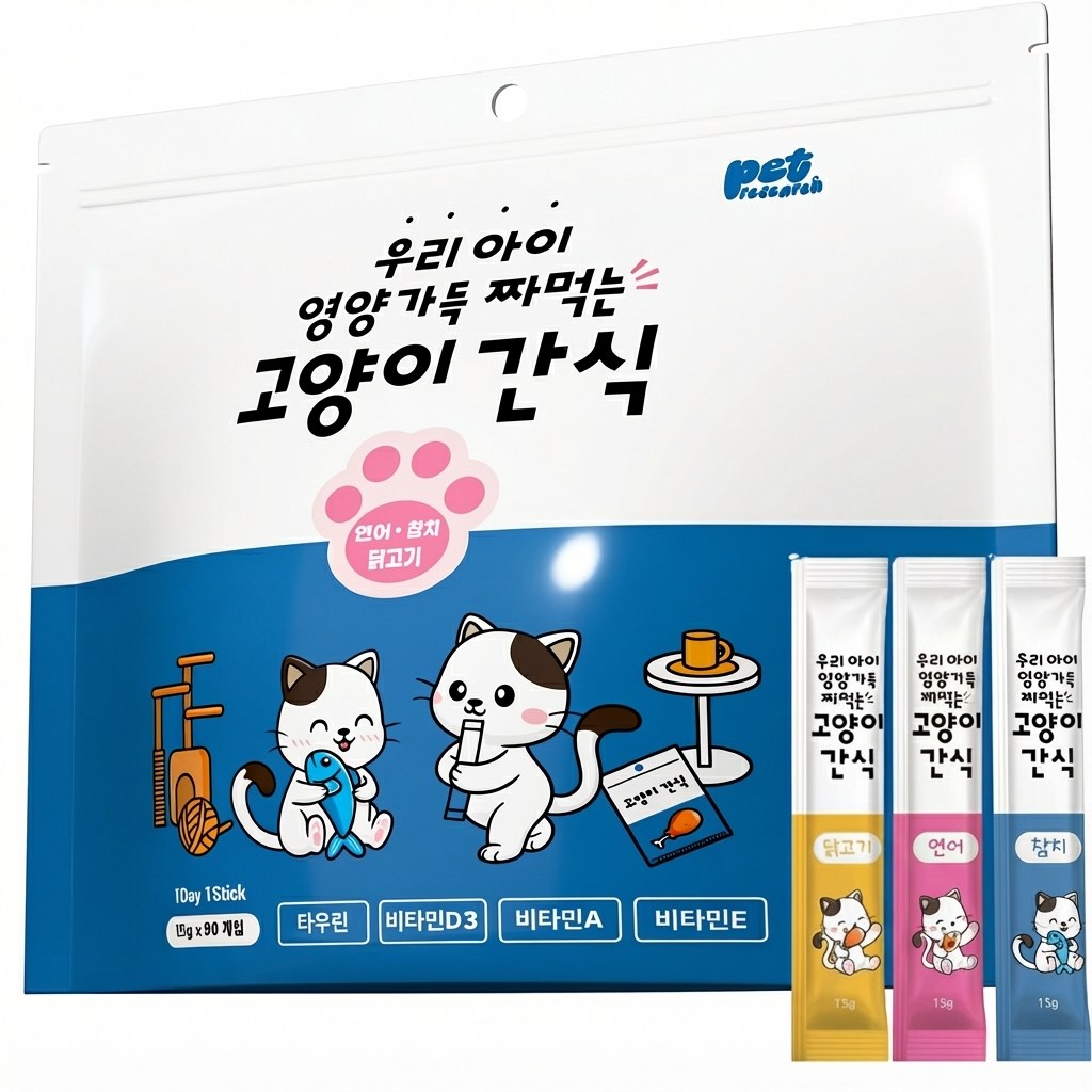 펫리서치 짜먹는 고양이 간식 츄 | 상품 정보