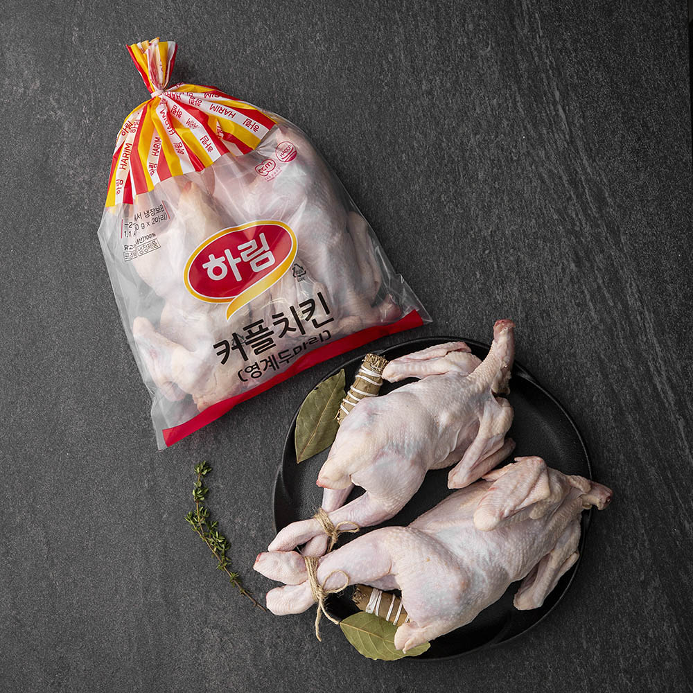 쿠팡 판매 상품: 하림 커플치킨 통닭 백숙용 (냉장) 2입의 객관적 정보