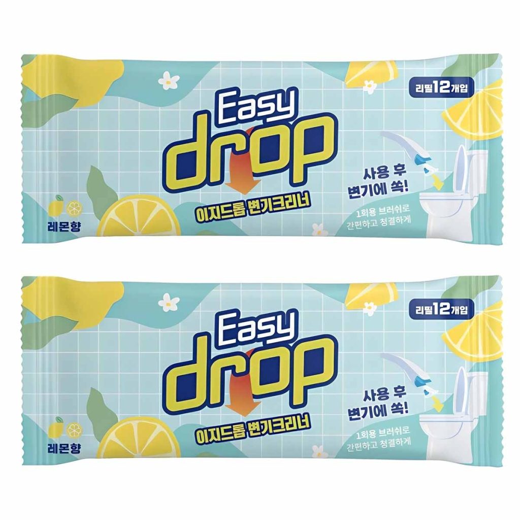 생활용품으로 이지드롭 변기크리너 뉴 레몬향을 찾는 분께